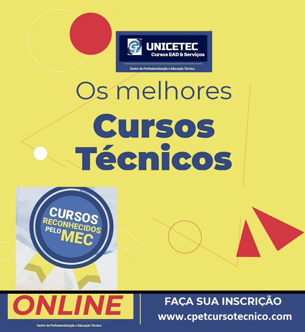 CURSOS TÉCNICOS EAD ONLINE
